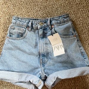 Zara Mom Fit Shorts